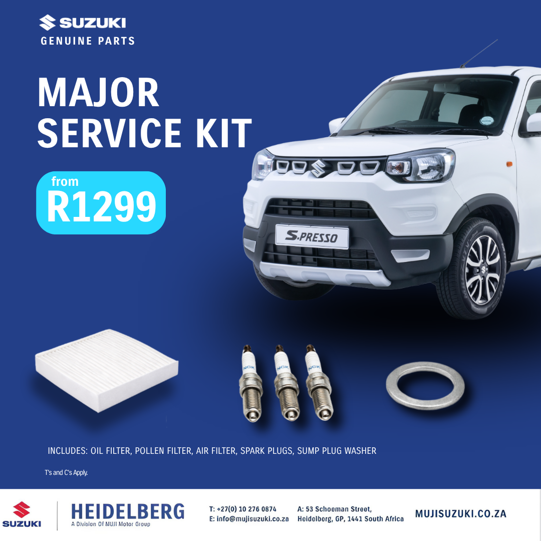 Major service kit image from MUJI Motor Group