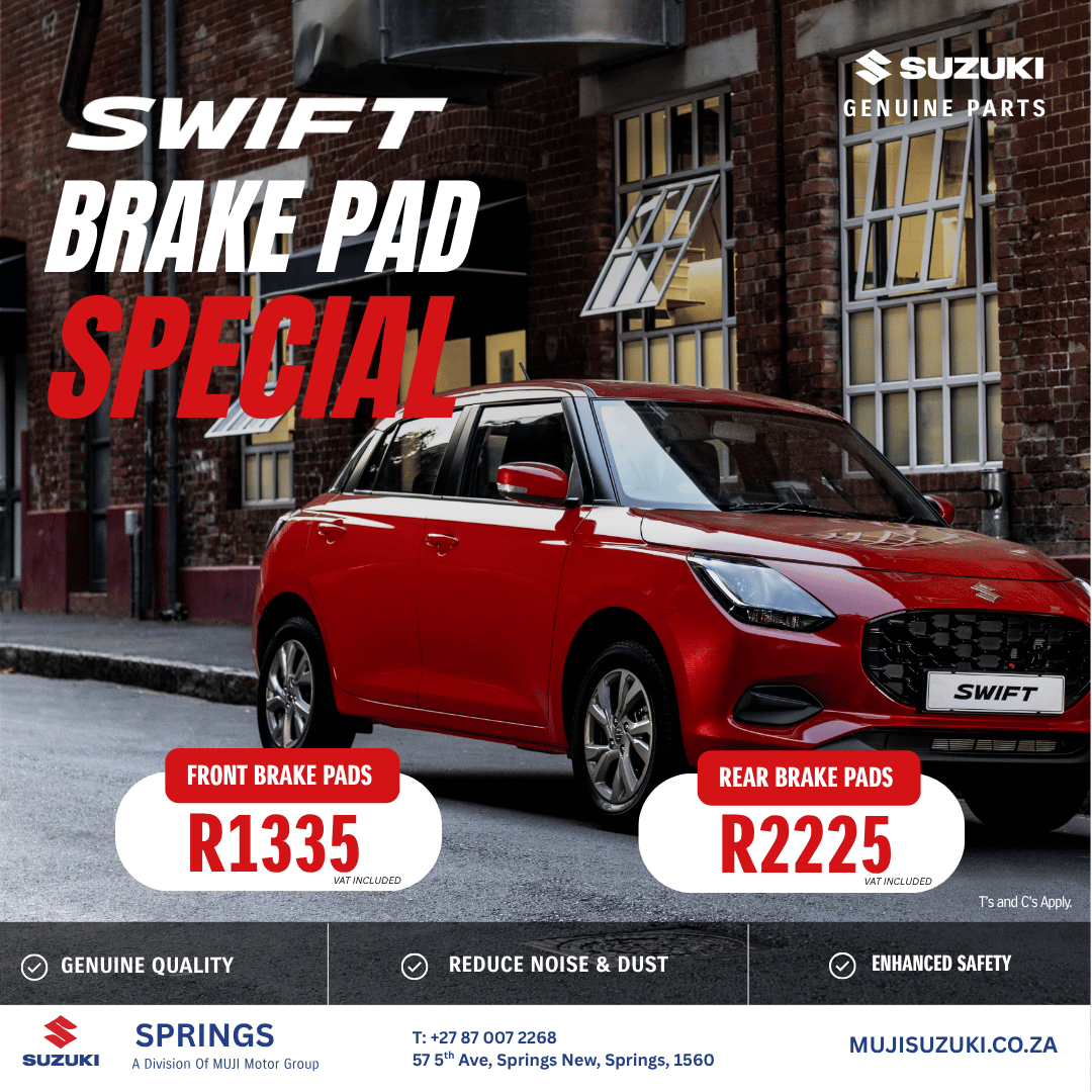 Suzuki Swift Brake Pad Special image from MUJI Motor Group