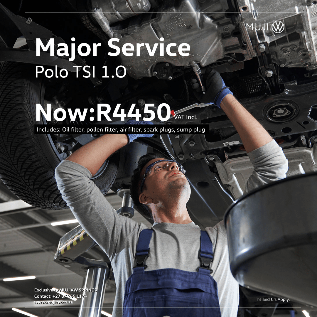 Polo TSI 1.0 Major Service image from MUJI Motor Group